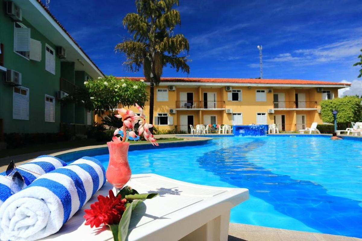 Boulevard Da Praia Apart Hotel ปอร์โตเซกูโร ภายนอก รูปภาพ